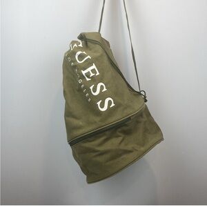 Vintage Guess Sling Duffel Bag Green